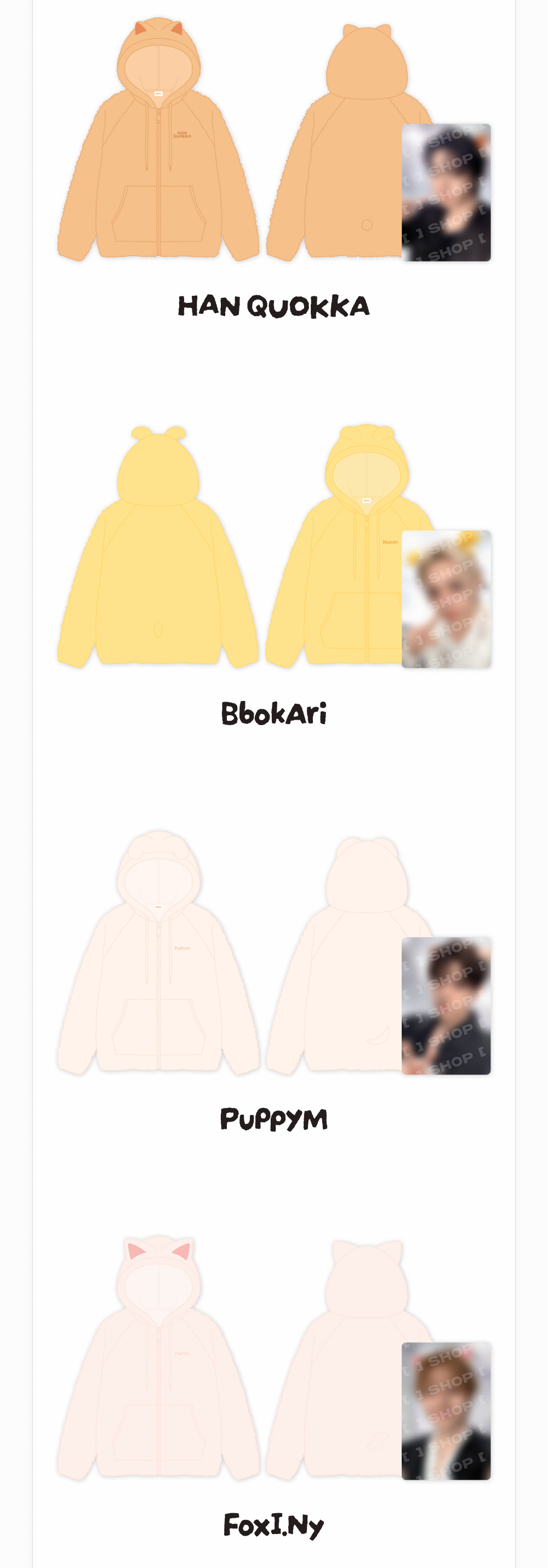 [PREORDER] STRAY KIDS 'RUN IT' WORLD TOUR OFFICIAL MD - SKZOO FLEECE HOOD ZIP-UP