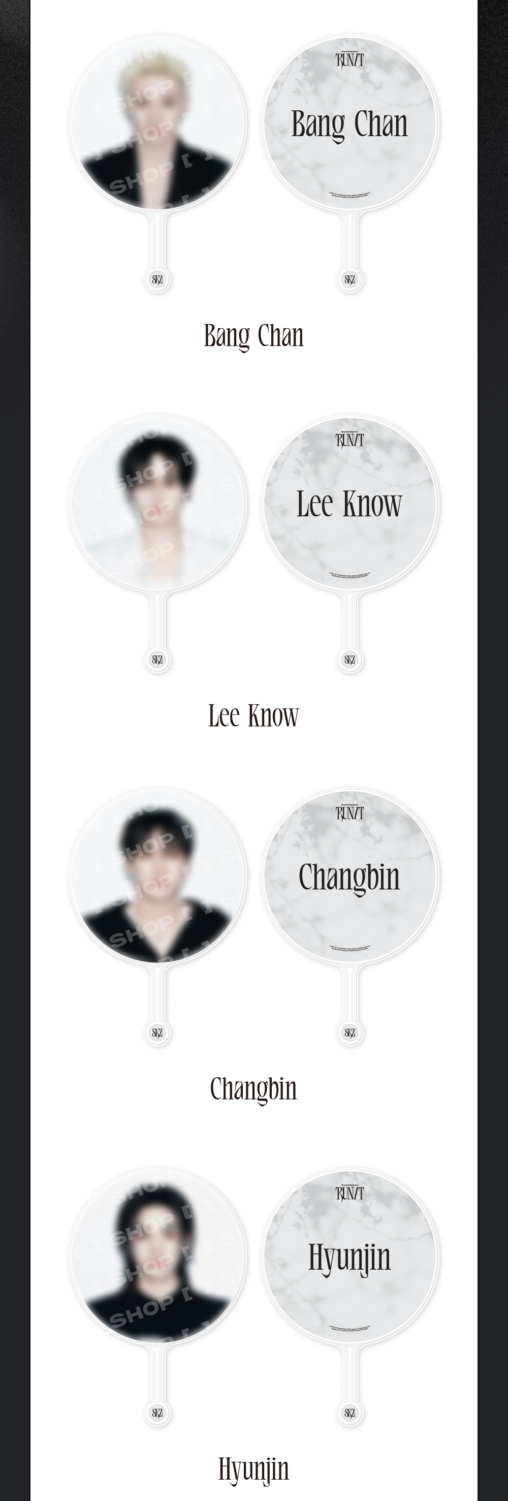 [PREORDER] STRAY KIDS 'RUN IT' WORLD TOUR OFFICIAL MD - IMAGE PICKET