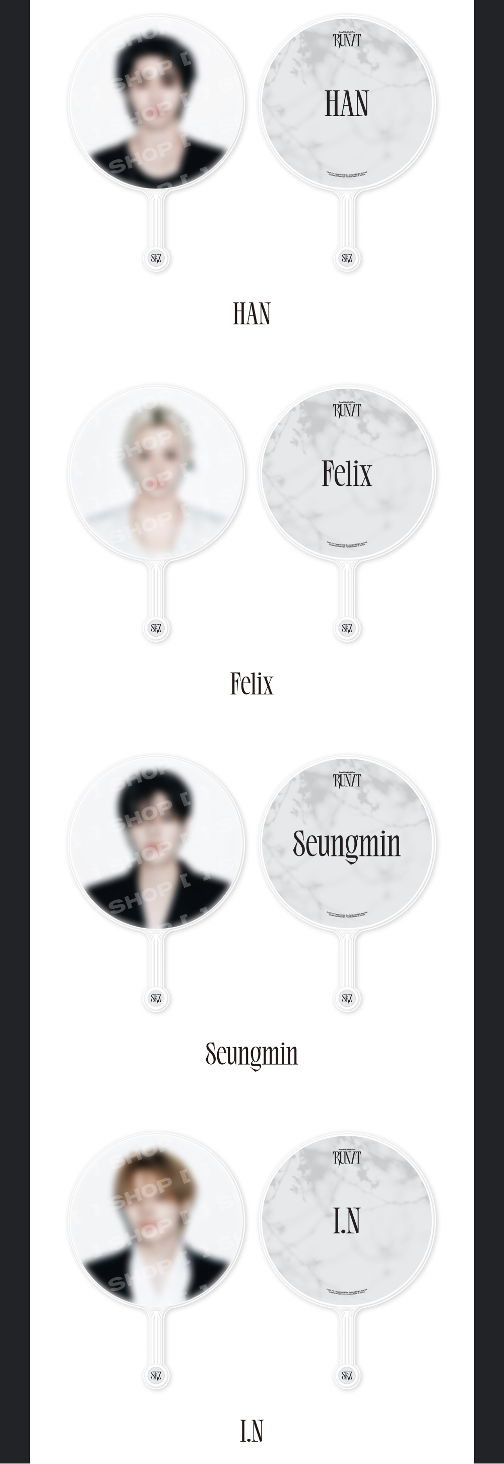 [PREORDER] STRAY KIDS 'RUN IT' WORLD TOUR OFFICIAL MD - IMAGE PICKET