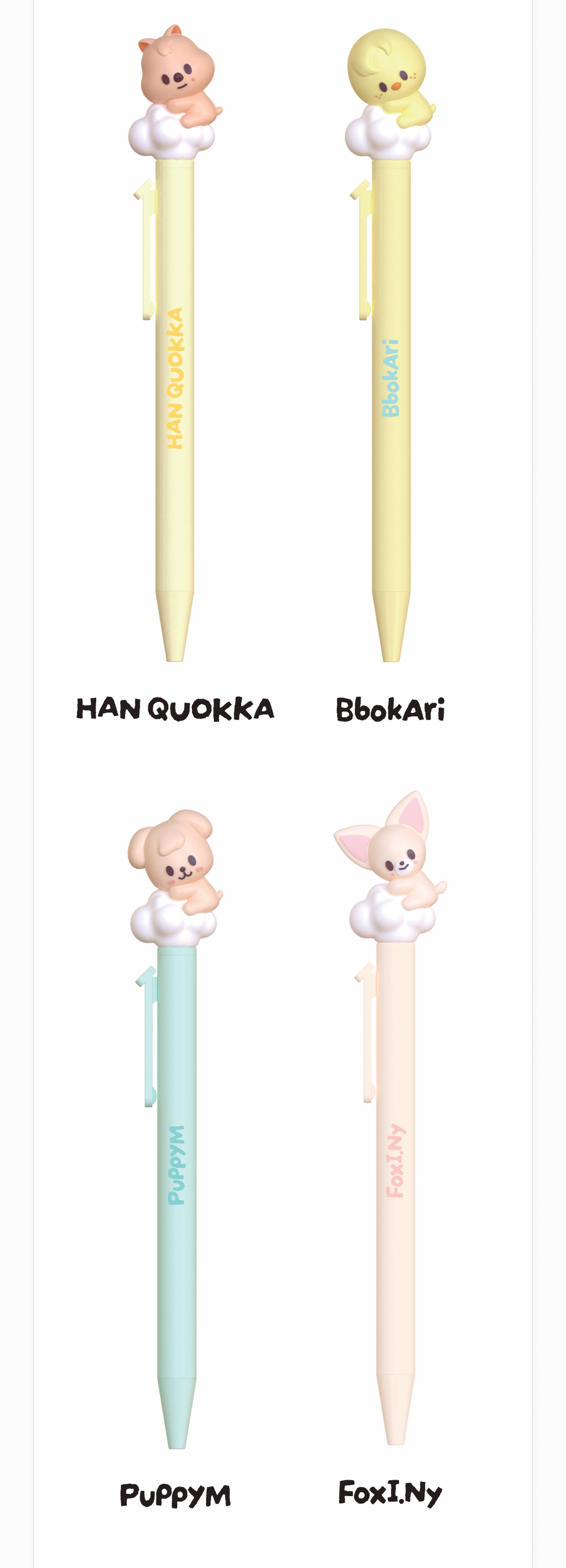 [PREORDER] STRAY KIDS 'RUN IT' WORLD TOUR OFFICIAL MD - SKZOO FIGURE PEN