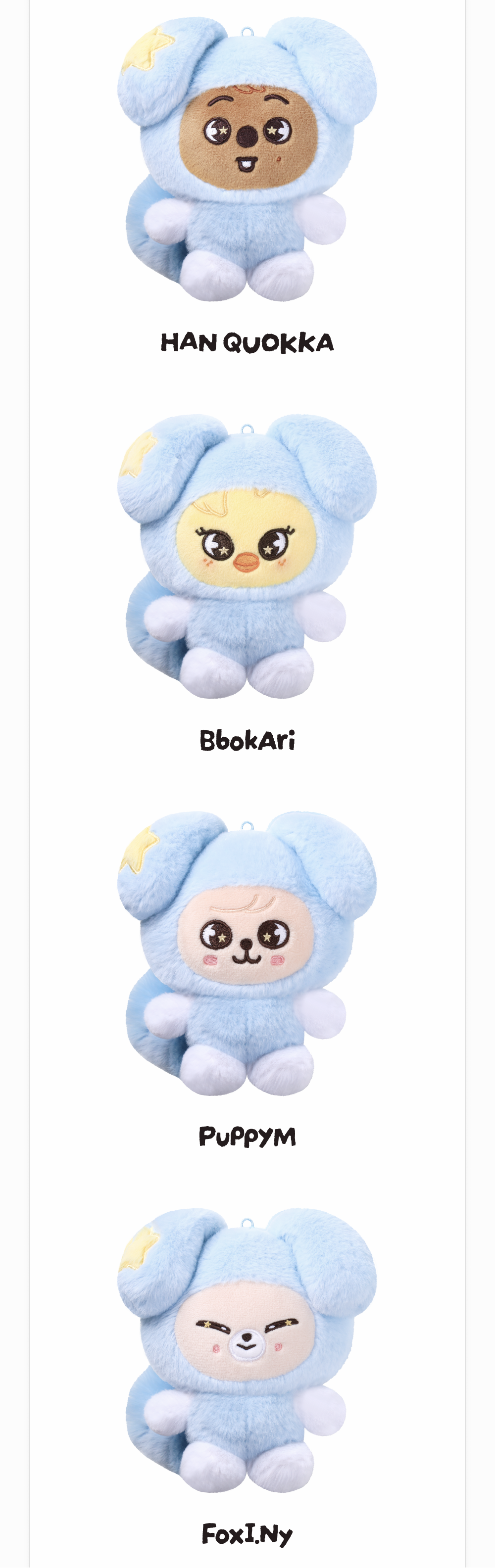 [PREORDER] STRAY KIDS 'RUN IT' WORLD TOUR OFFICIAL MD - SKZOO PLUSH in TASY