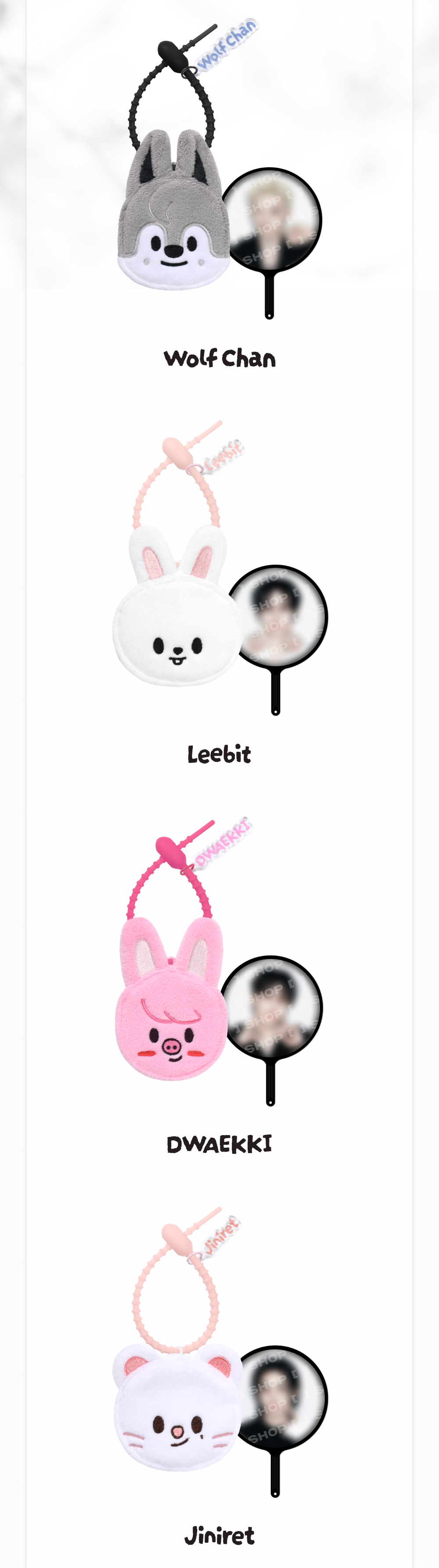 [PREORDER] STRAY KIDS 'RUN IT' WORLD TOUR OFFICIAL MD - SKZOO PLUSH MINI PICKET KEYRING