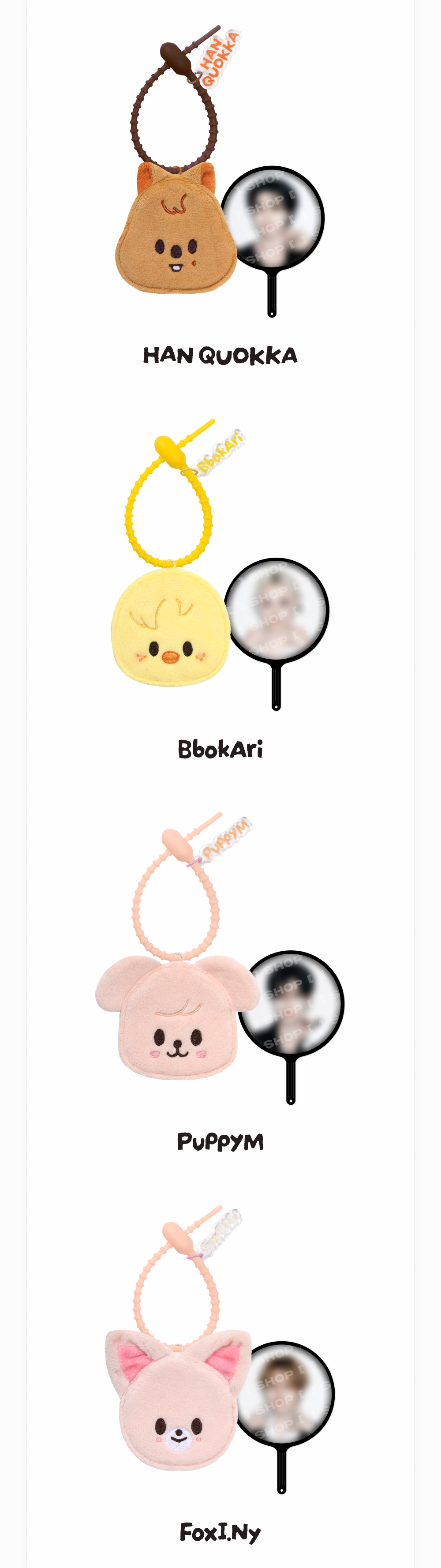 [PREORDER] STRAY KIDS 'RUN IT' WORLD TOUR OFFICIAL MD - SKZOO PLUSH MINI PICKET KEYRING