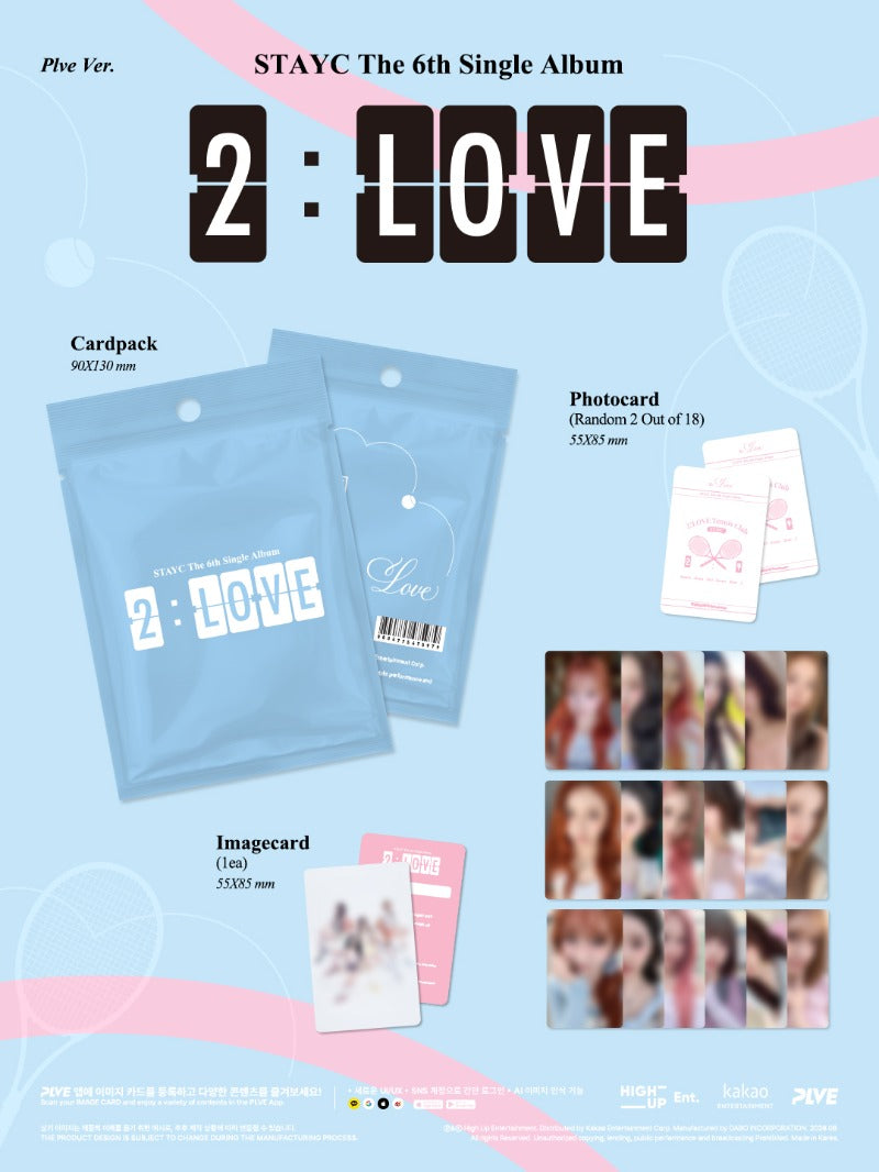 [PREORDER] STAYC 6th Single '2:LOVE' (PLVE Ver.)