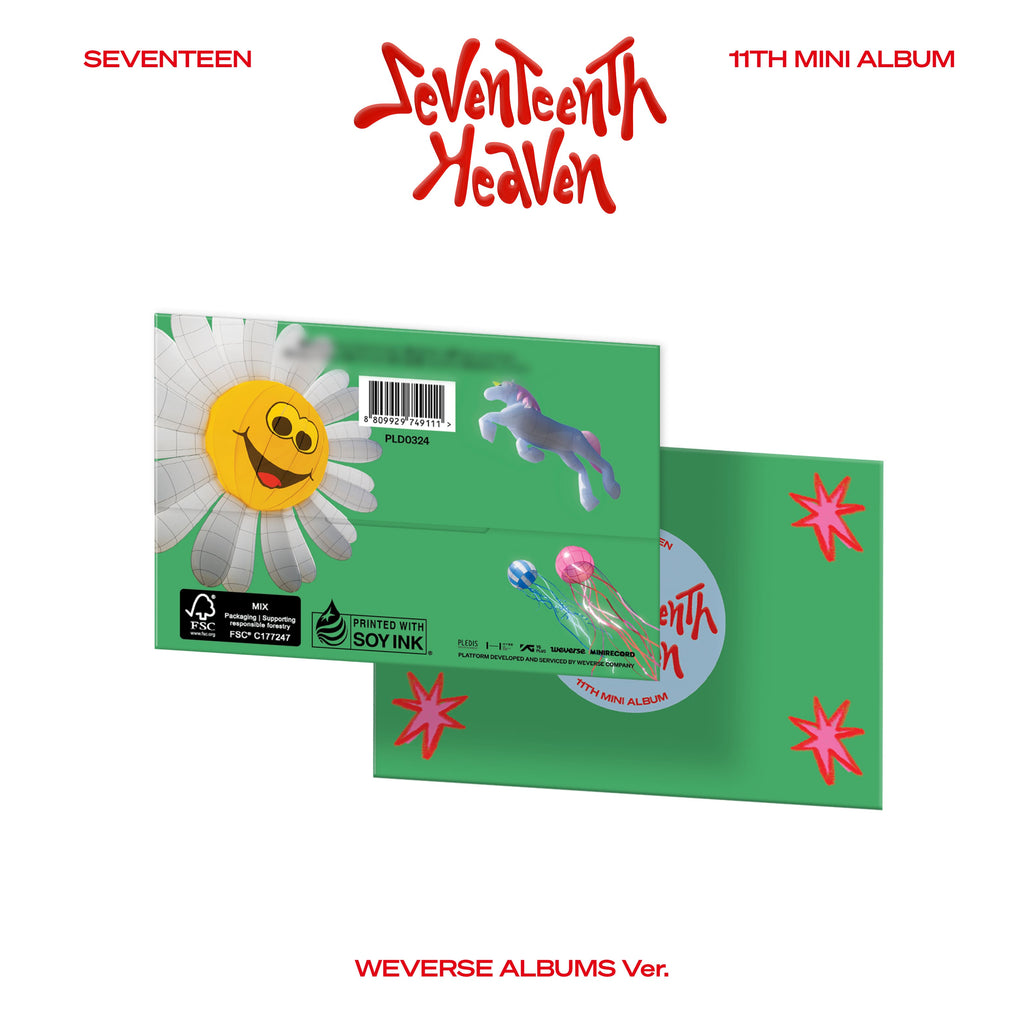 SEVENTEEN 11th Mini Album 'SEVENTEENTH HEAVEN' (Weverse Albums ver.)