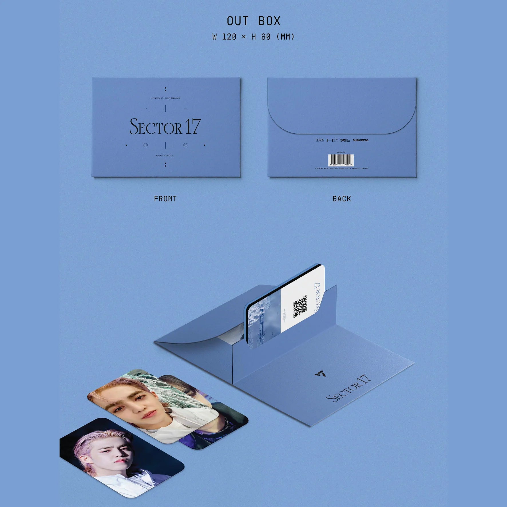SEVENTEEN 4th Album Repackage 'SECTOR 17' (Weverse Albums ver.)