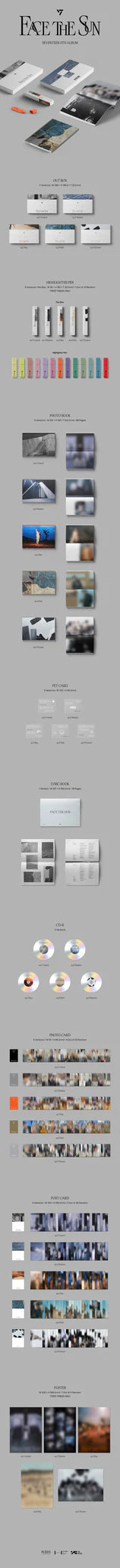 SEVENTEEN 4th Album 'Face the Sun'