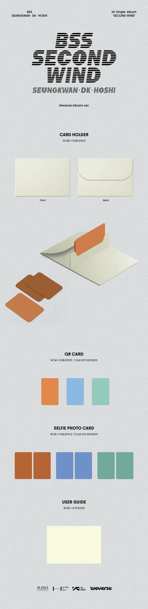 SEVENTEEN - BSS 1st Single Album 'SECOND WIND' (Weverse Albums ver.)