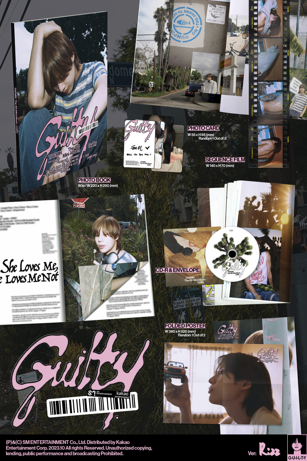 TAEMIN (SHINee) 4th Mini Album 'Guilty'