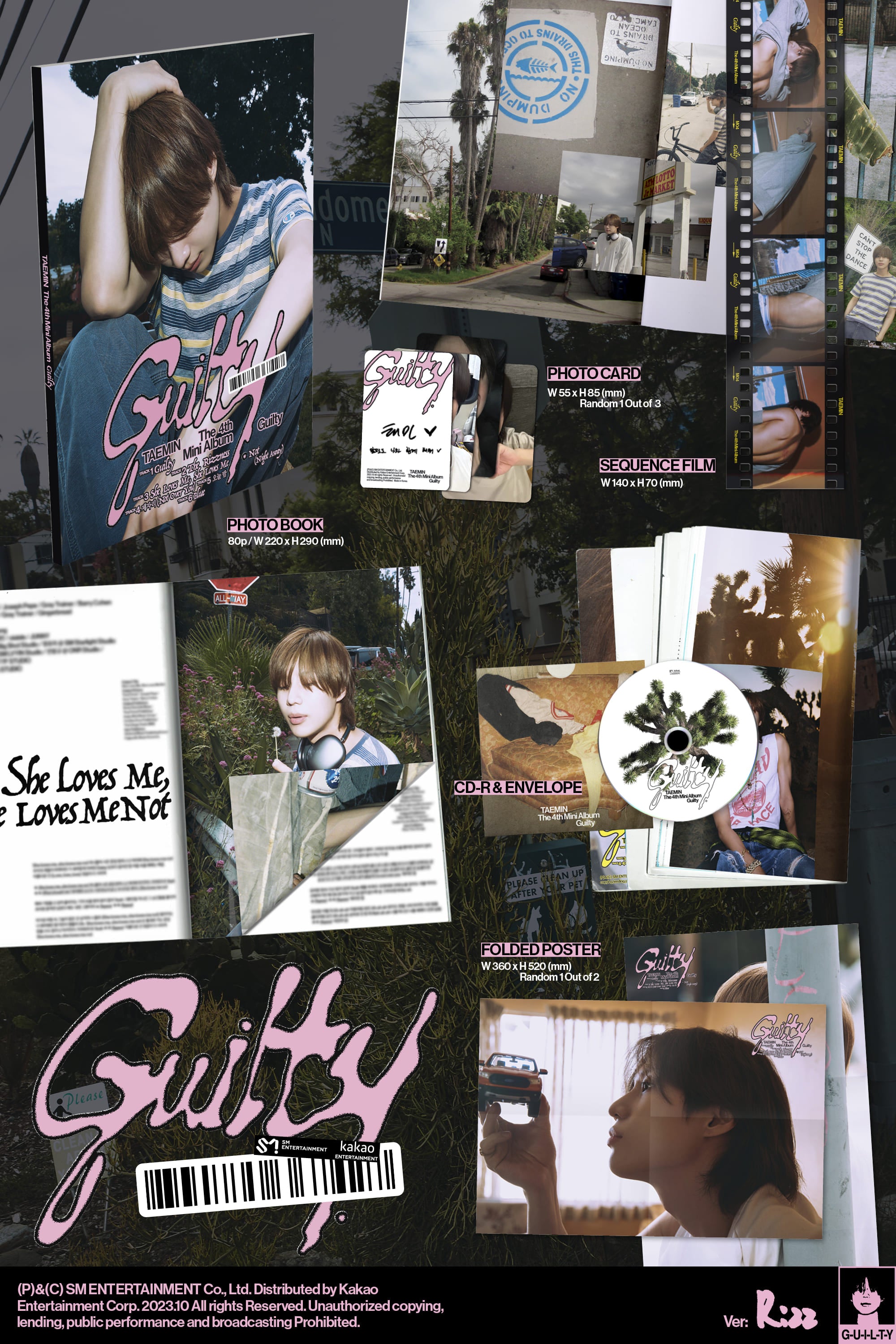TAEMIN (SHINee) 4th Mini Album 'Guilty'