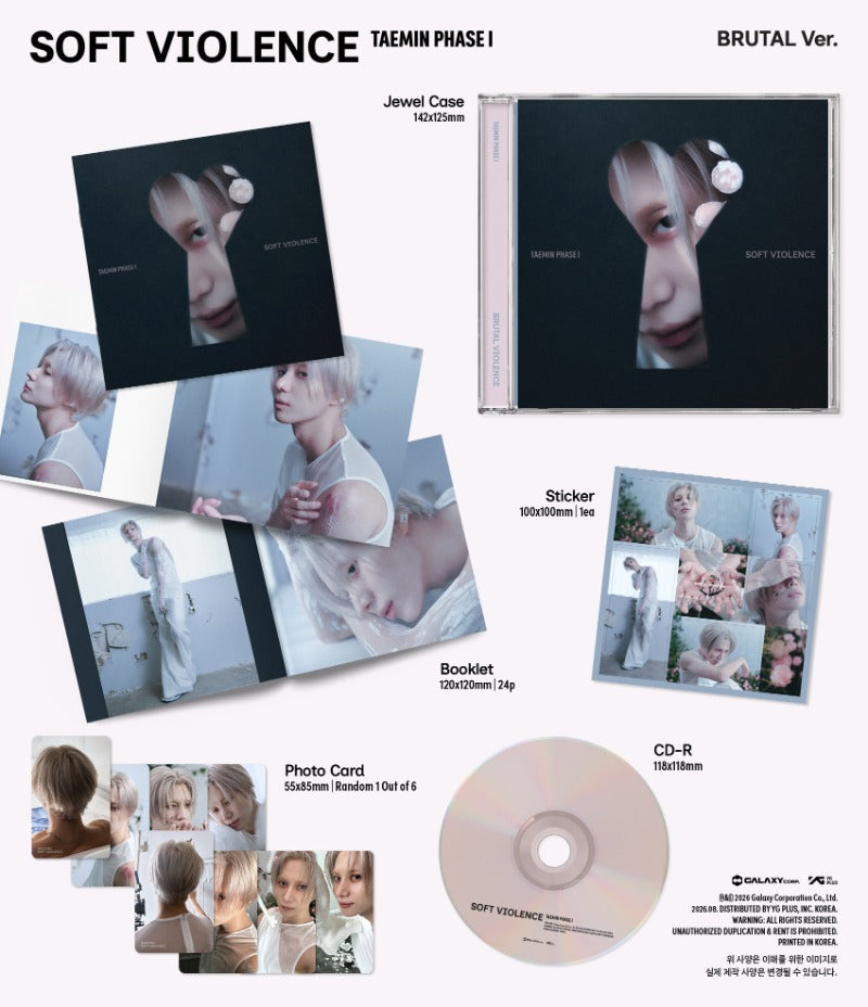 TAEMIN 'PHASE I : Soft Violence' (JEWEL Ver.)