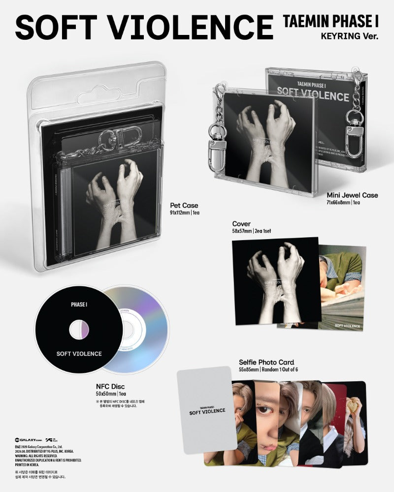 TAEMIN 'PHASE I : Soft Violence' (KEYRING Ver.)