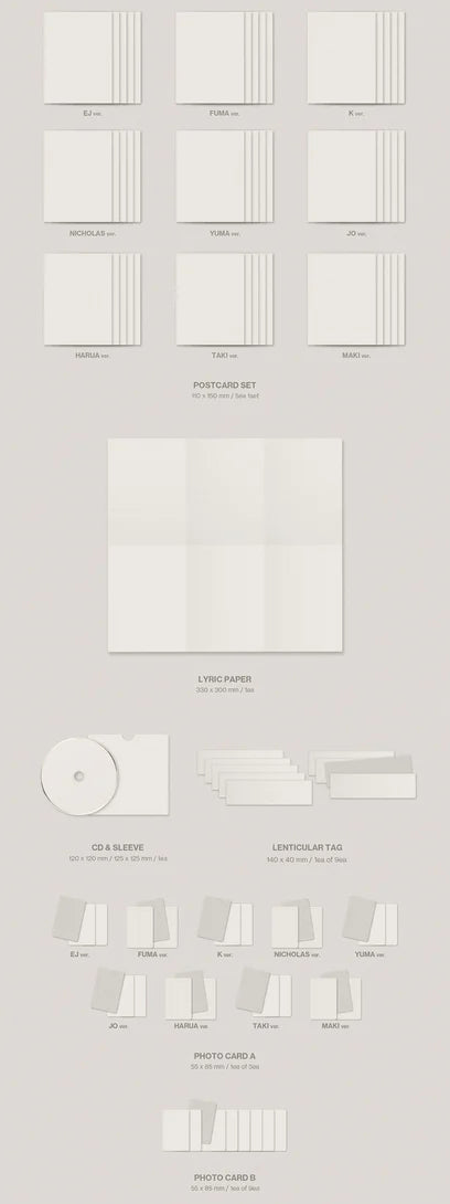 [PREORDER] &TEAM KR 2nd Mini Album 'Mark on Me' (SOLO Ver.)