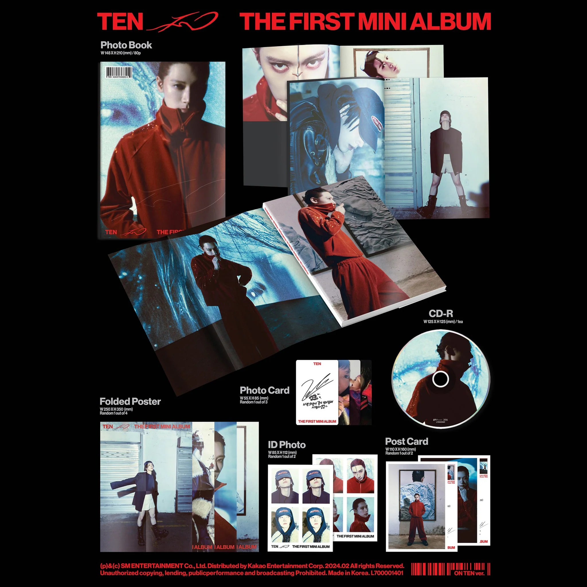 TEN 1st Mini Album 'TEN' (ON TEN Ver.)