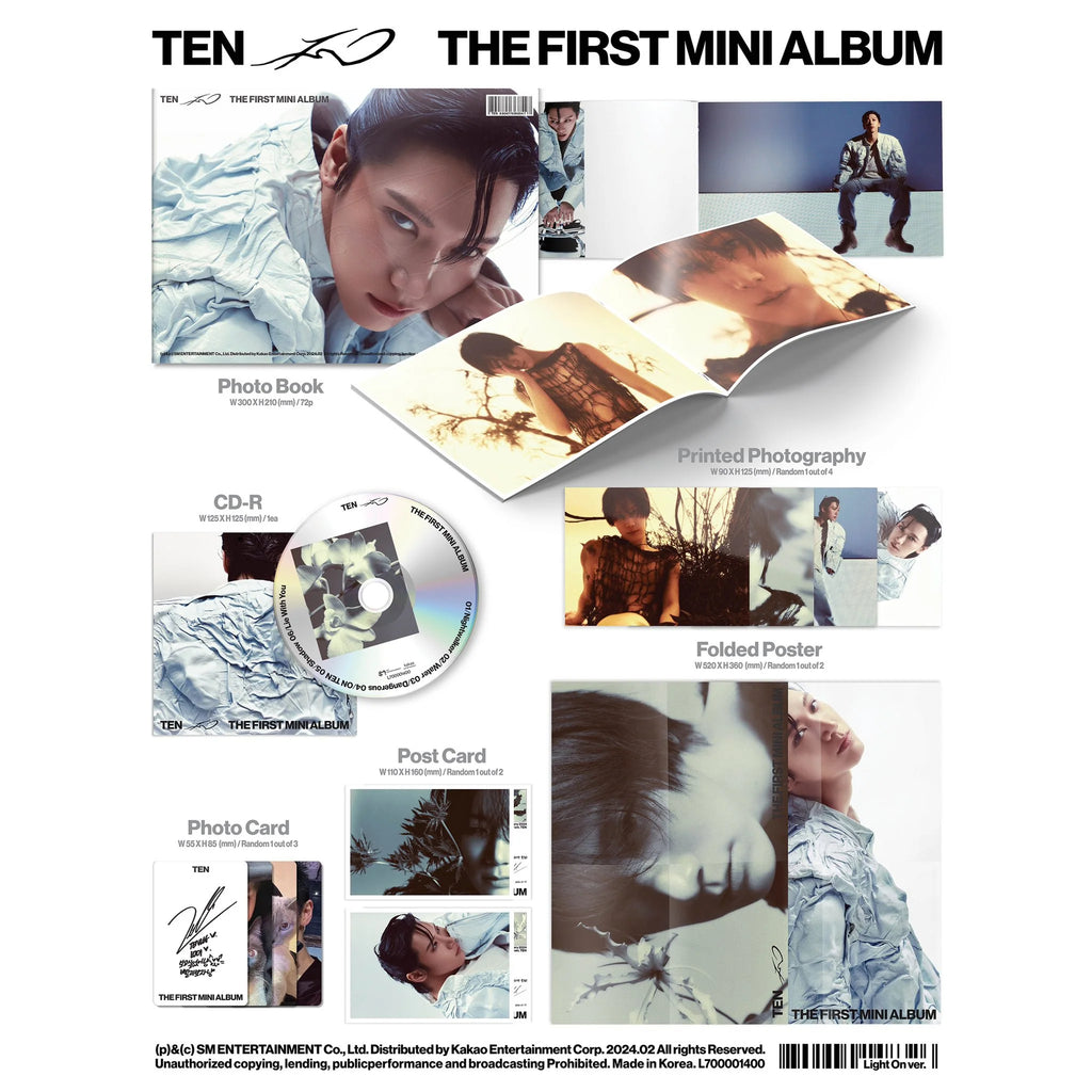 TEN 1st Mini Album 'TEN' (Light On Ver.)