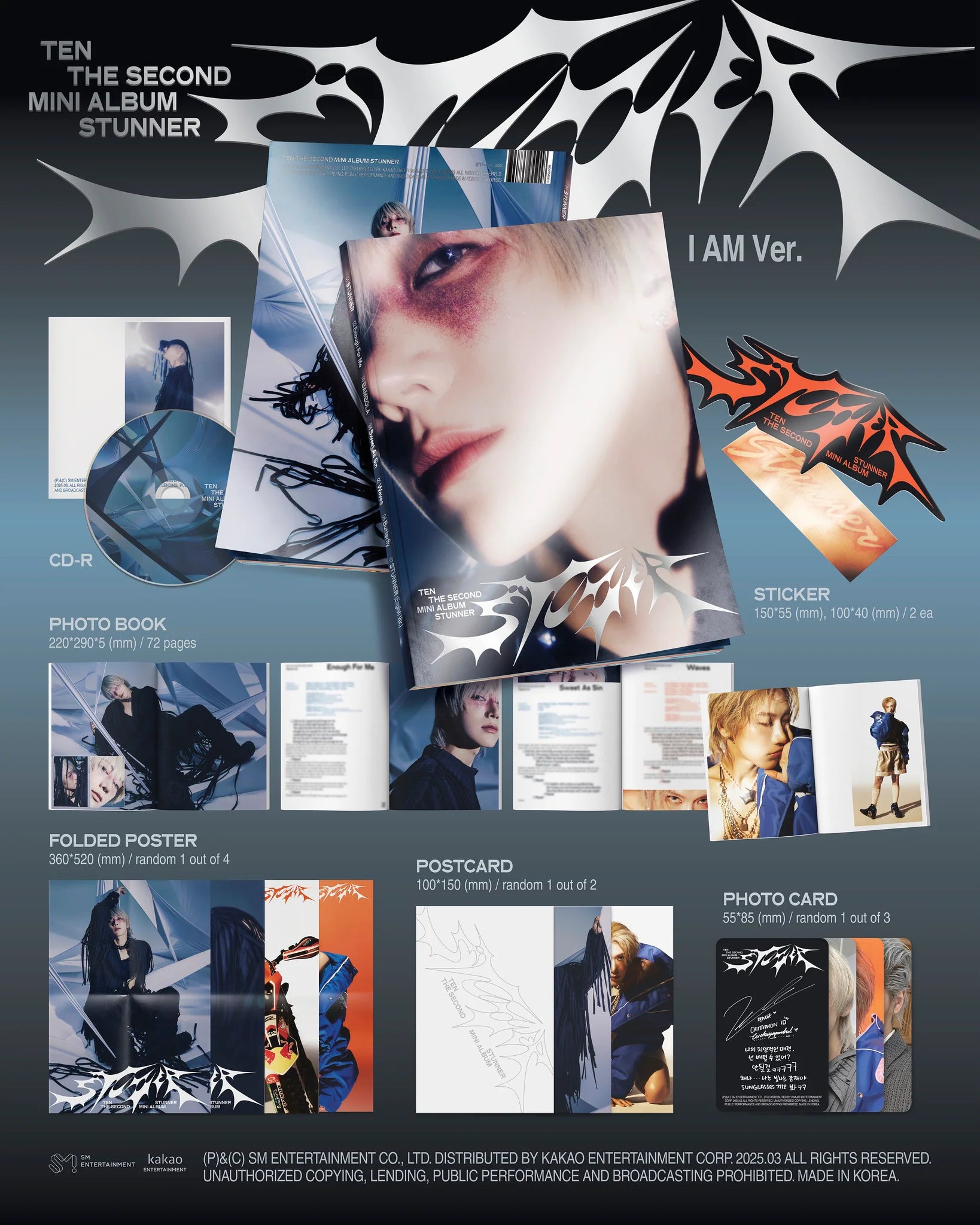 TEN 2nd Mini Album 'STUNNER' (I AM Ver.)