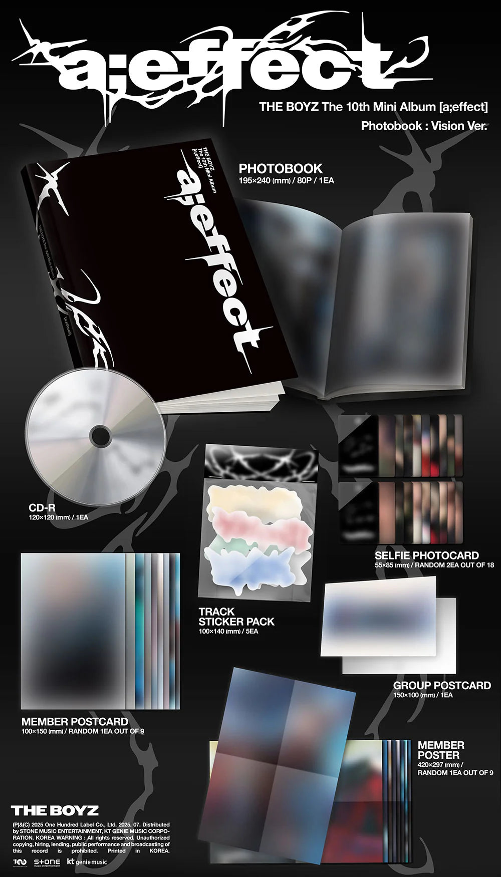 THE BOYZ 10th Mini Album 'a;effect'