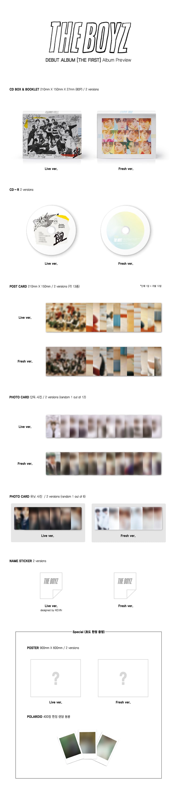 THE BOYZ Debut Album 'THE FIRST'