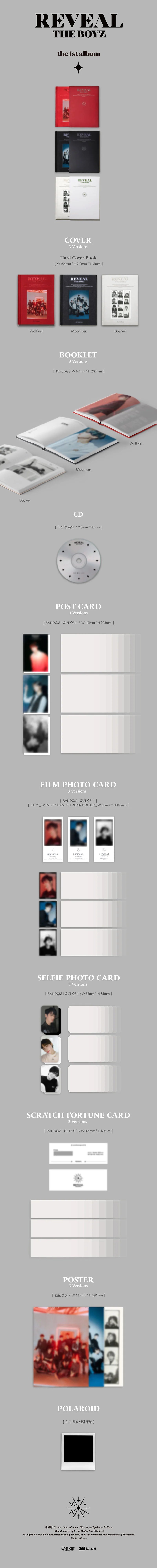 THE BOYZ 1st Full Album 'Reveal'