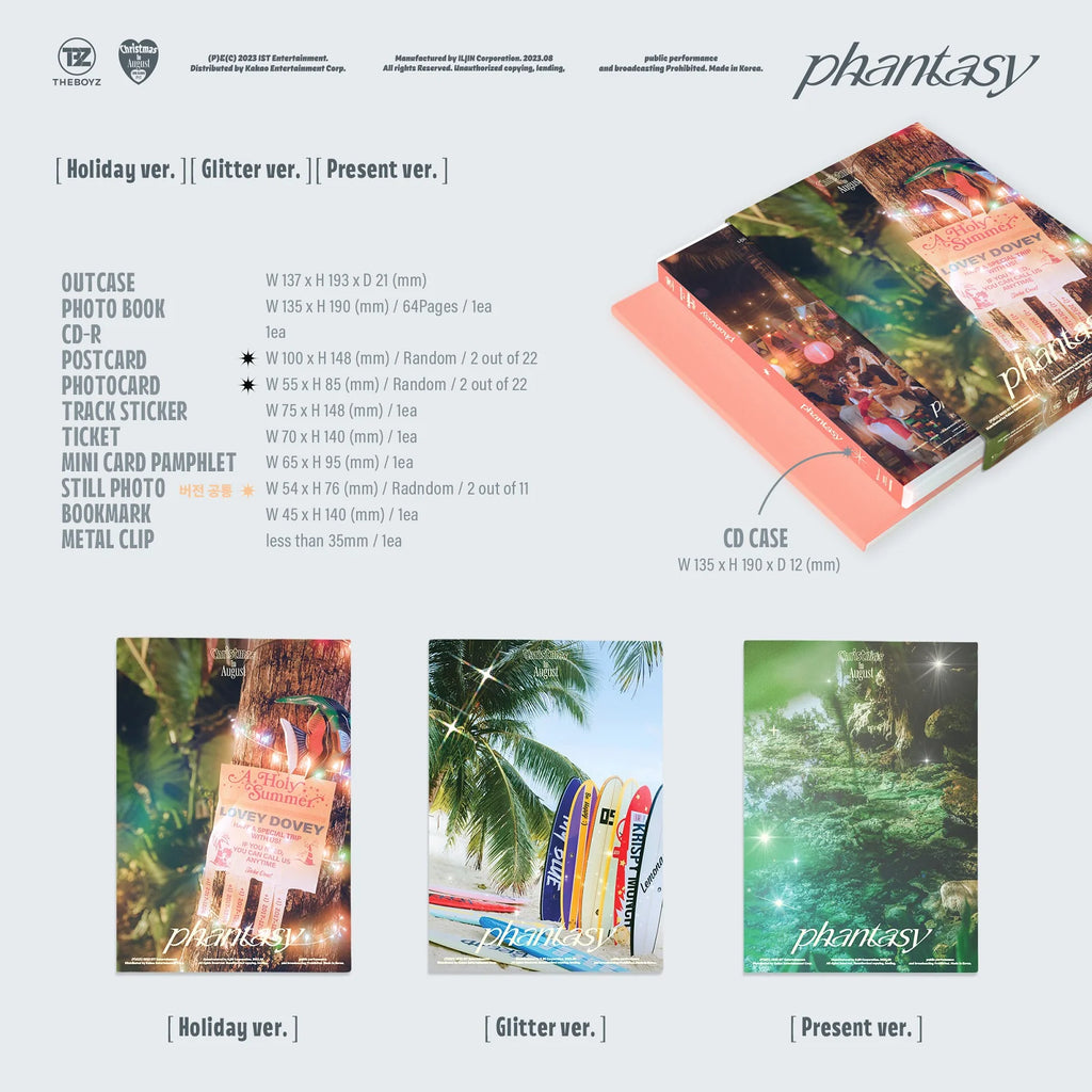 THE BOYZ 2nd Full Album '[PHANTASY] Pt.1 Christmas In August'