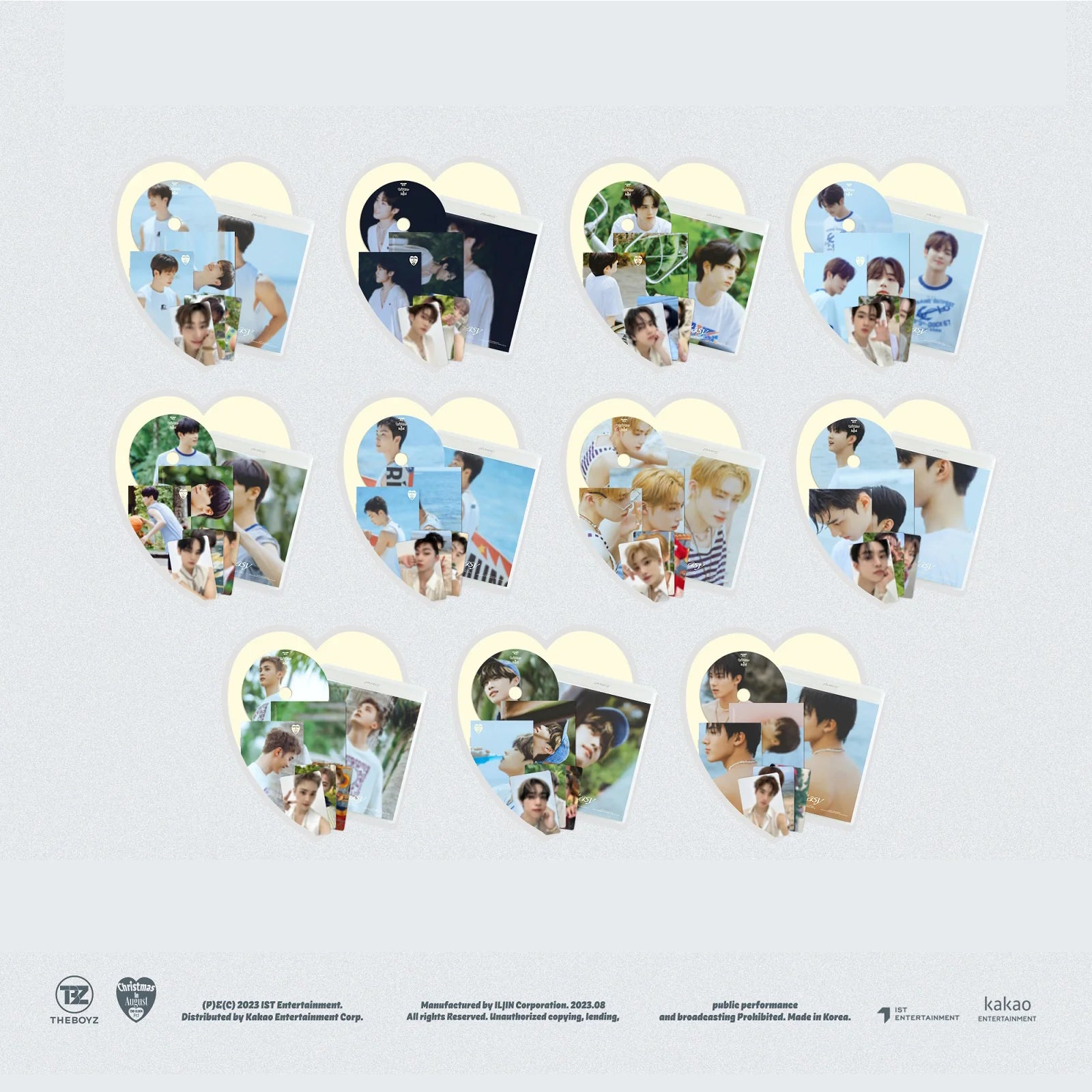 THE BOYZ 2nd Full Album '[PHANTASY] Pt.1 Christmas In August' (DVD Ver.)