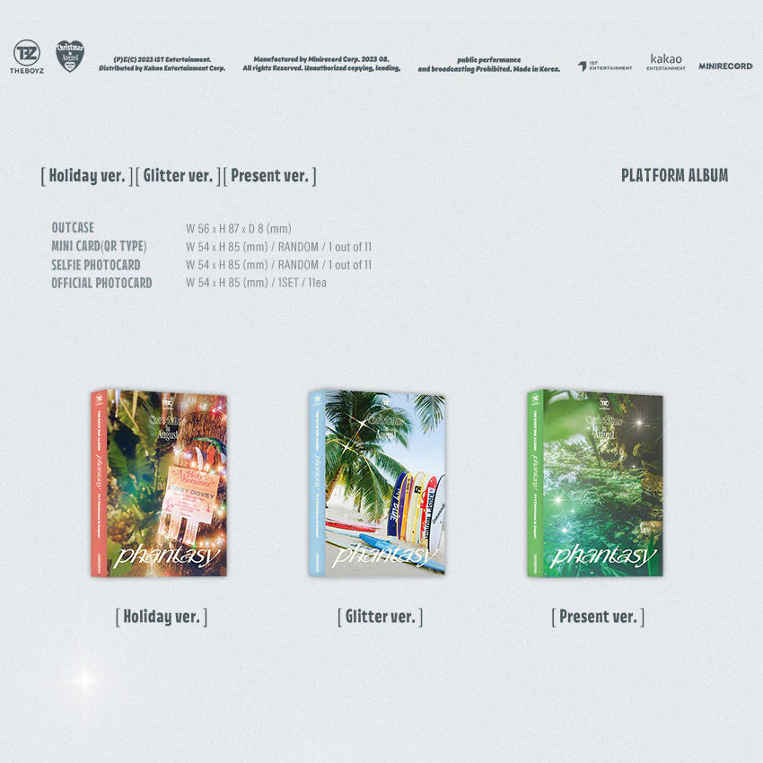 THE BOYZ 2nd Full Album '[PHANTASY] Pt.1 Christmas In August' (PLATFORM Ver.)