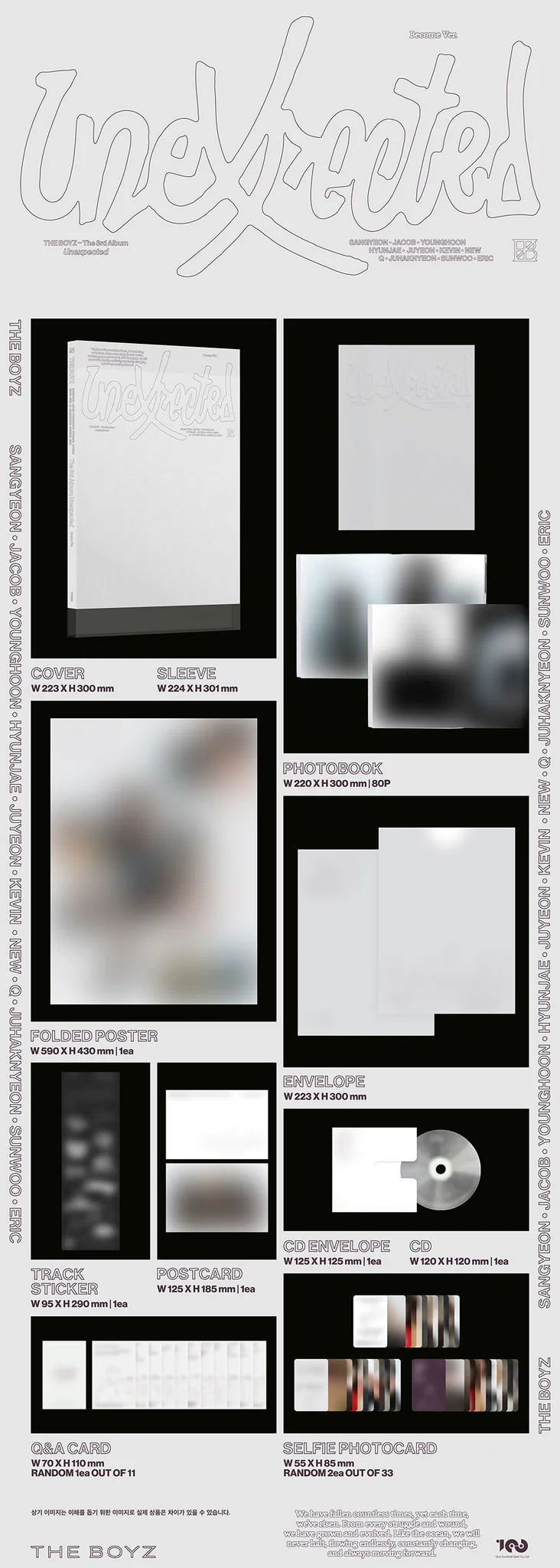 THE BOYZ The 3rd Album 'Unexpected' (Photobook Ver.)