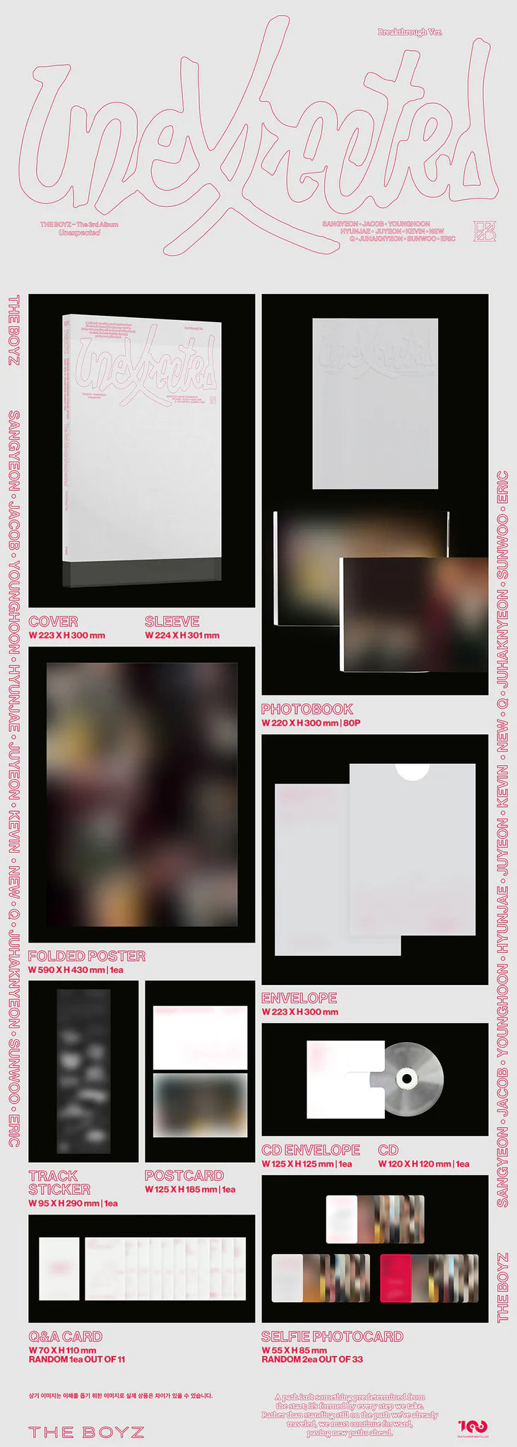 THE BOYZ The 3rd Album 'Unexpected' (Photobook Ver.)