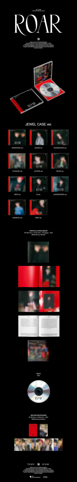 THE BOYZ 8th Mini Album 'BE AWAKE' (Jewel Case ver.)