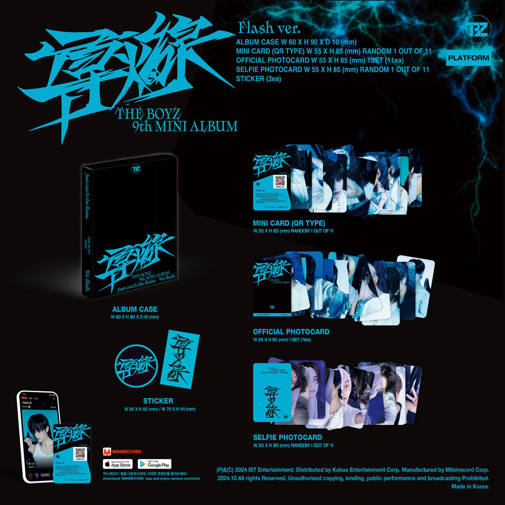 THE BOYZ 9th Mini Album '導火線 (도화선)' (Platform Ver.)