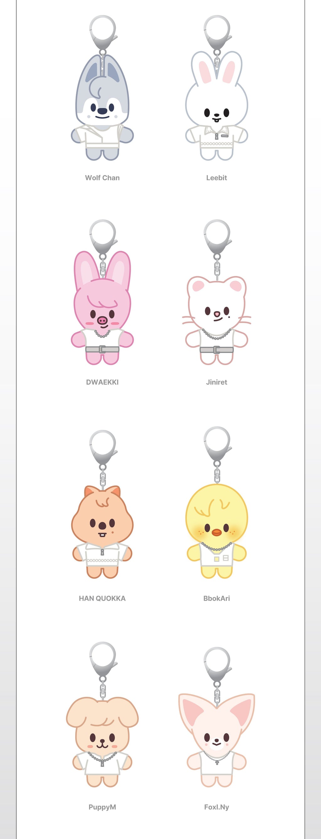 [PREORDER] STRAY KIDS ‘THIS & THAT’ POP-UP STORE OFFICIAL MD – SKZOO COSTUME PLUSH KEYRING