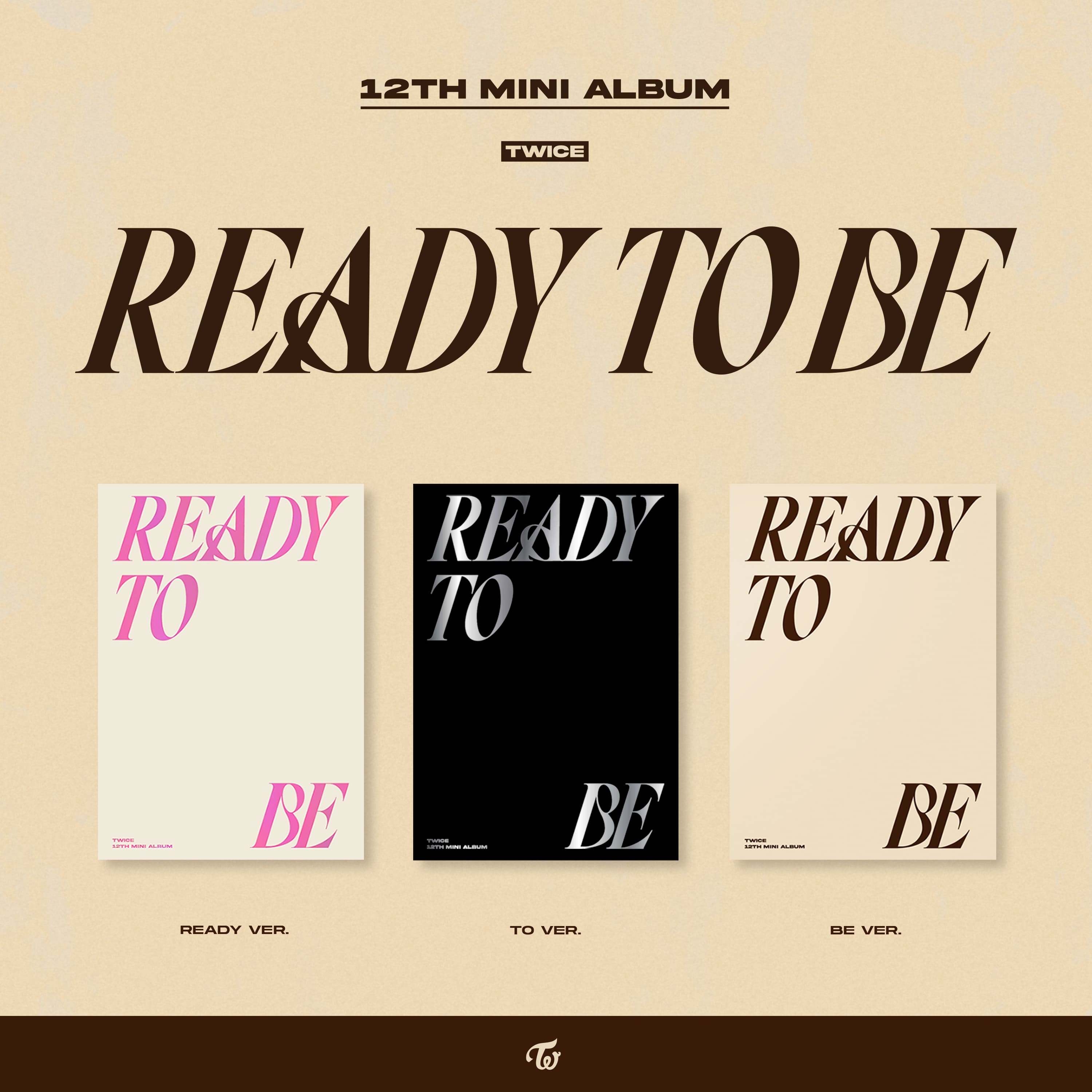 TWICE 12th Mini Album 'READY TO BE'