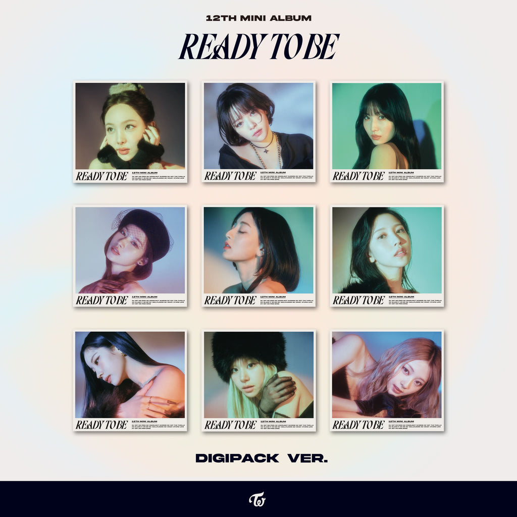 TWICE 12th Mini Album 'READY TO BE' (Digipack Ver.)