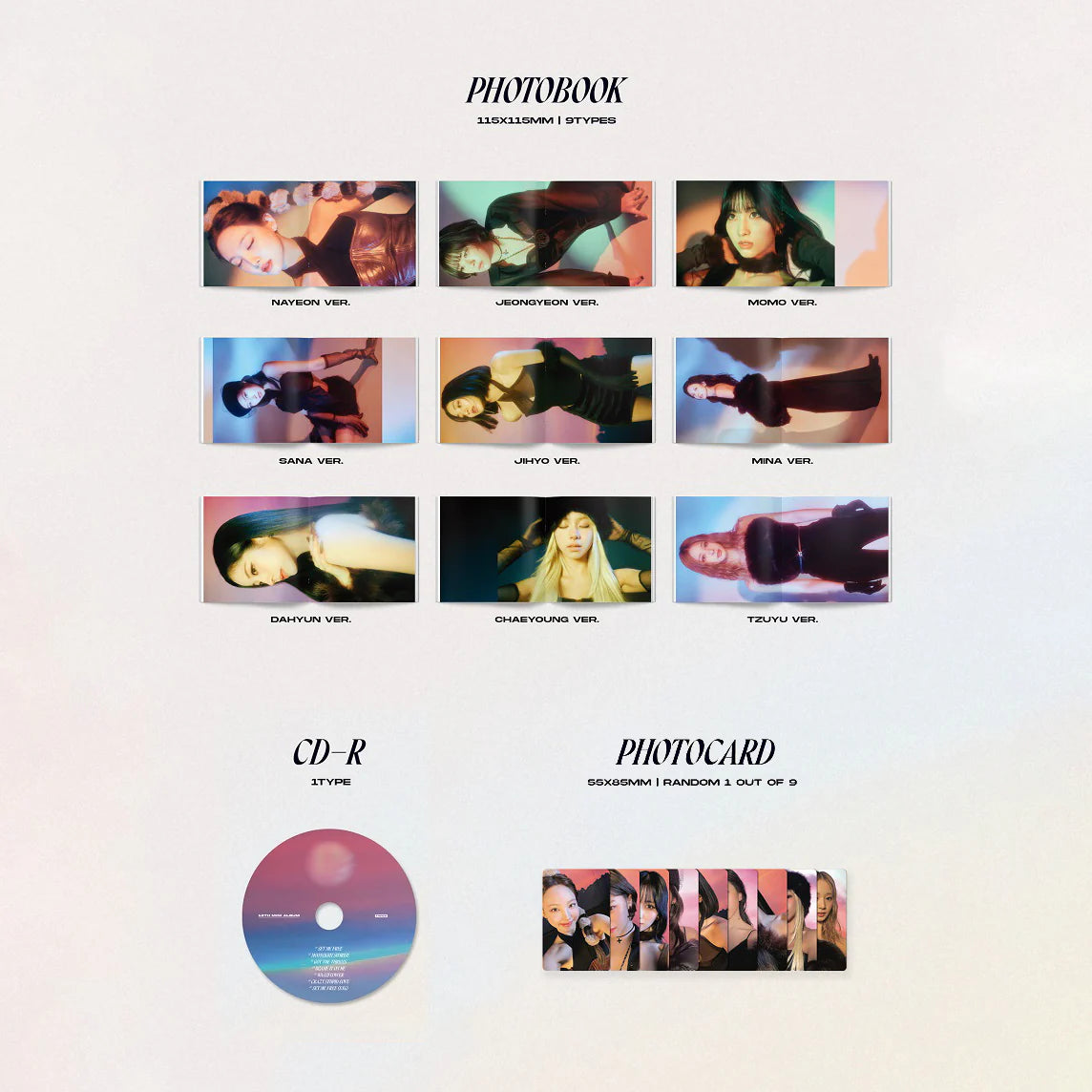 TWICE 12th Mini Album 'READY TO BE' (Digipack Ver.)