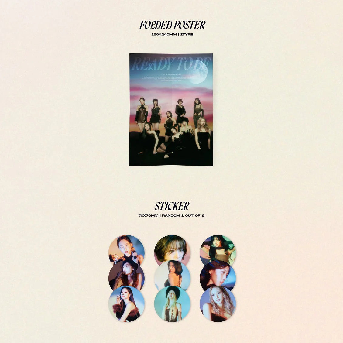 TWICE 12th Mini Album 'READY TO BE' (Digipack Ver.)