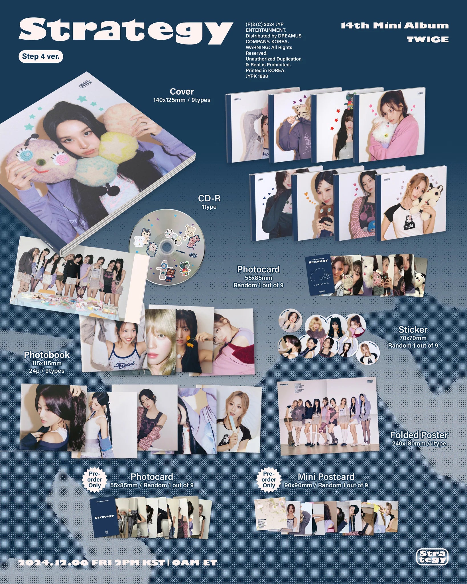 TWICE 14th Mini Album 'Strategy' (Step 4 Ver.)
