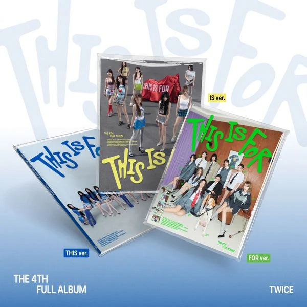TWICE 4th Full Album 'THIS IS FOR' (THIS Ver. / IS Ver. / For Ver.)