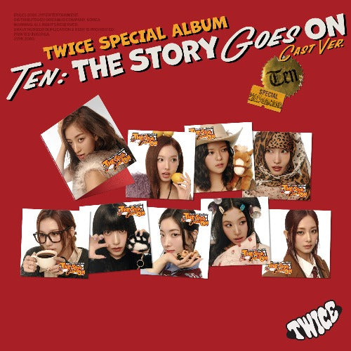 TWICE Special Album 'TEN: The Story Goes On' (Cast Ver.)