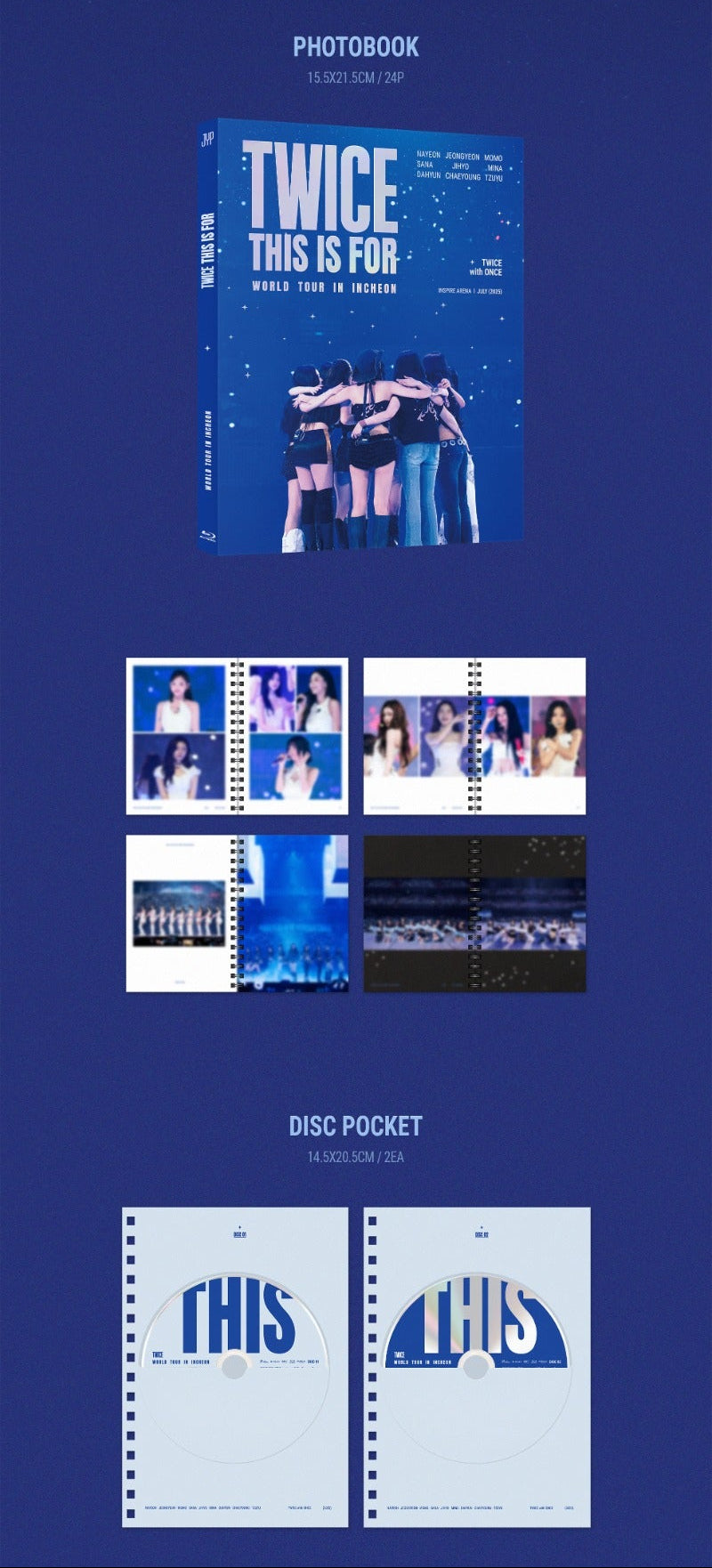 [PREORDER] TWICE 'THIS IS FOR' WORLD TOUR IN INCHEON Blu-ray