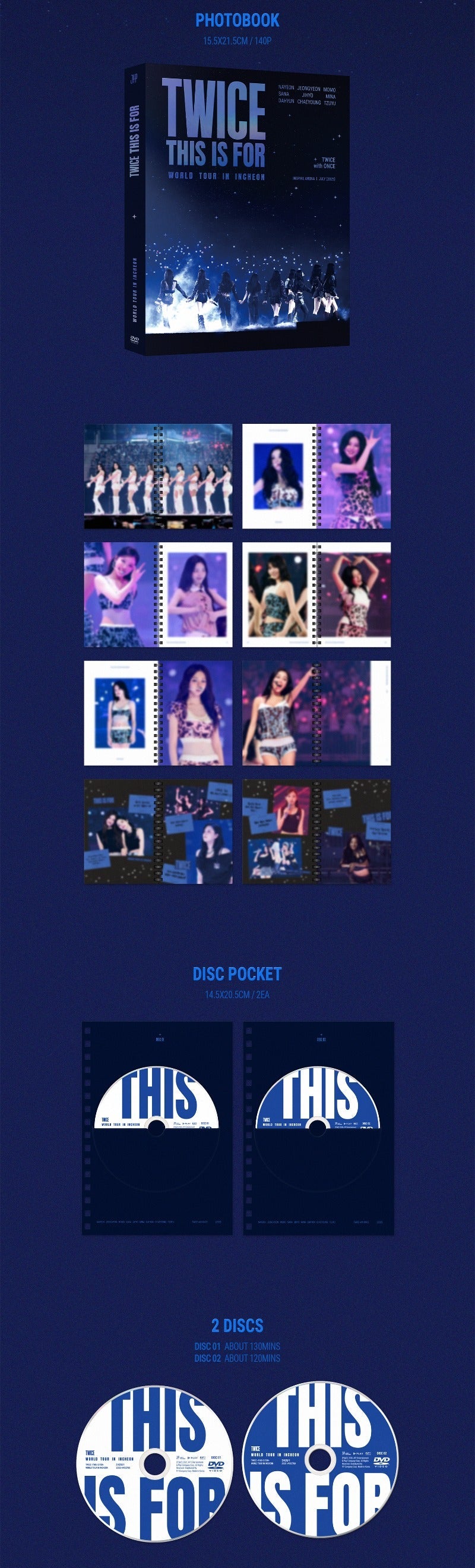 [PREORDER] TWICE 'THIS IS FOR' WORLD TOUR IN INCHEON DVD