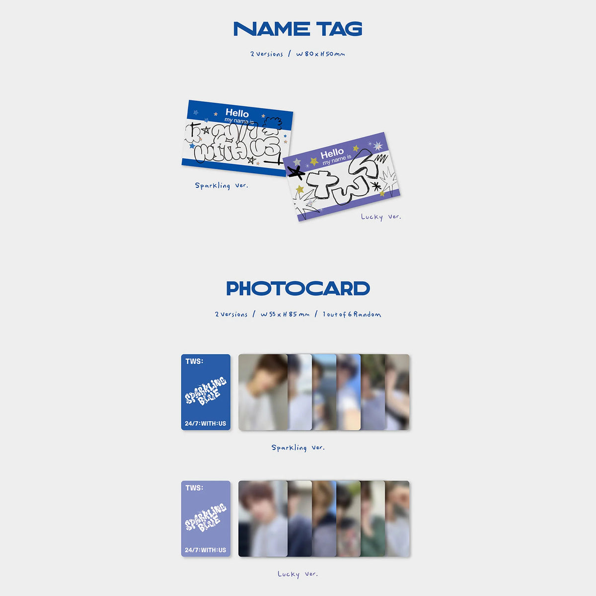 TWS 1st Mini Album 'Sparkling Blue'