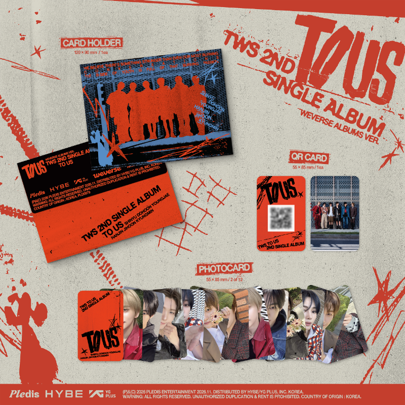 [PREORDER] TWS 2nd Single Album 'TO US' (Weverse Albums ver.)