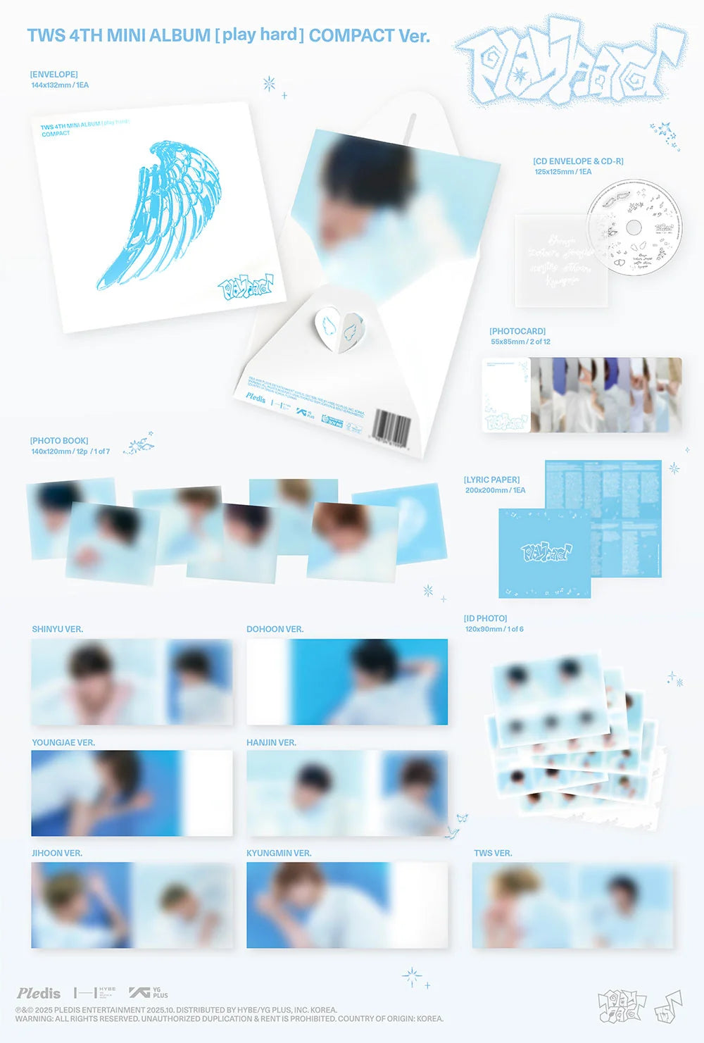 TWS 4th Mini Album ‘play hard' (Compact Ver.)