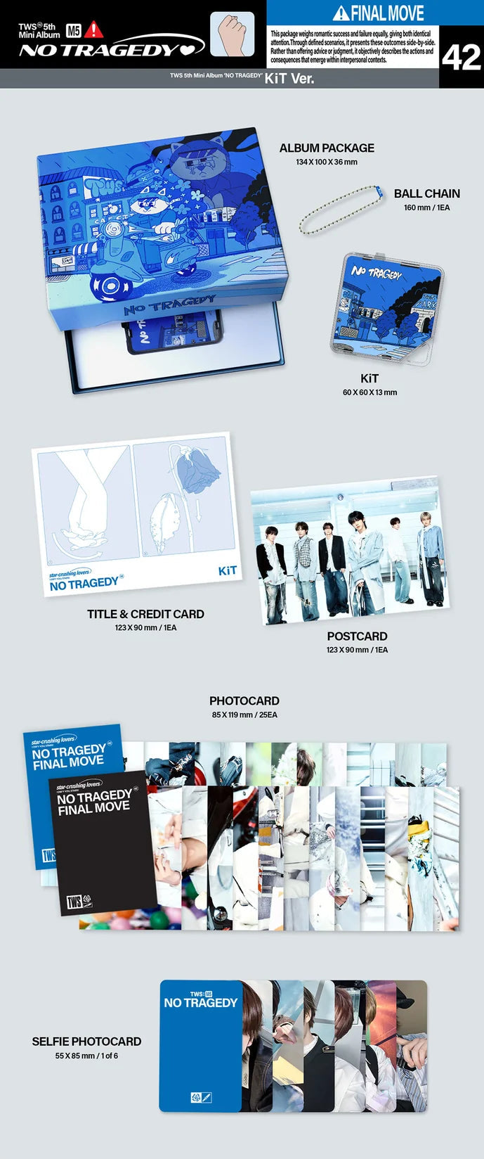 TWS 5th Mini Album 'NO TRAGEDY' (KiT Ver.)
