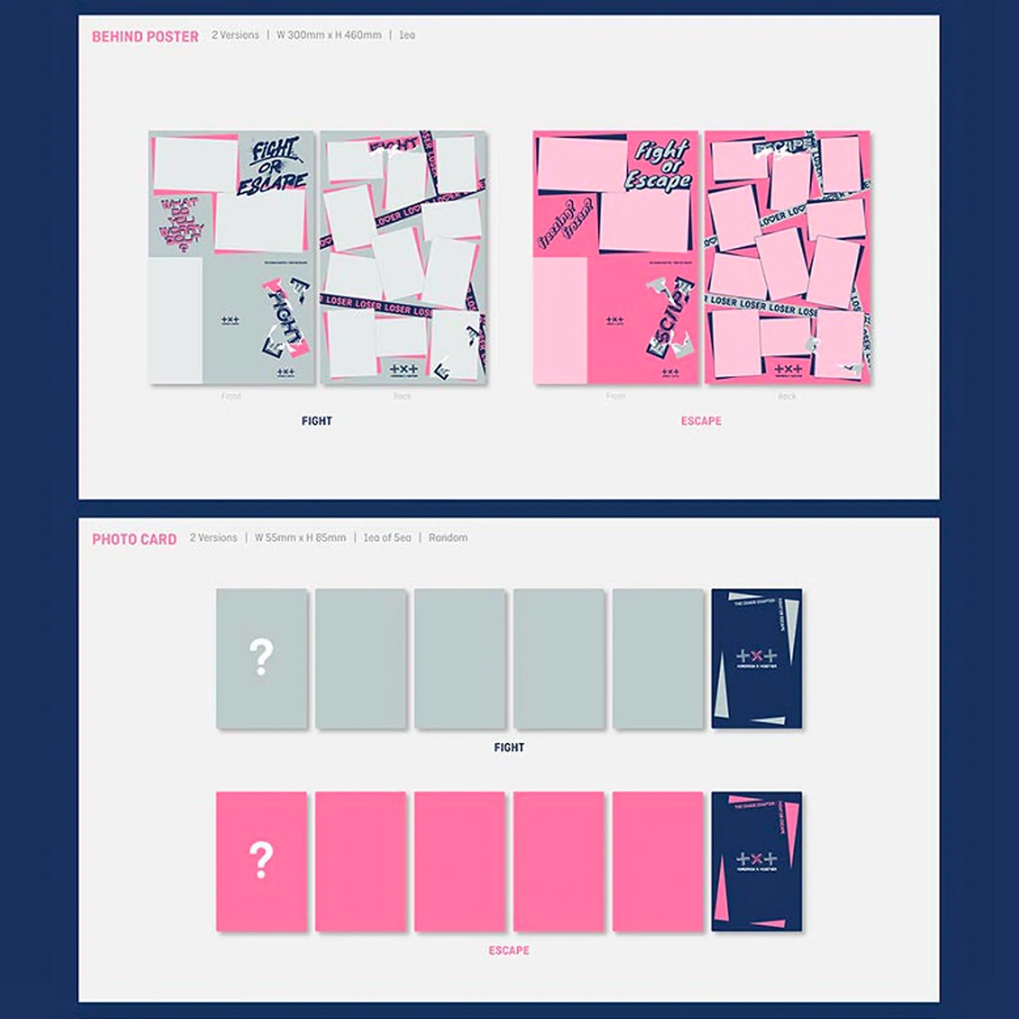 TXT (Tomorrow X Together) Repackaged Album 'The Chapter of Chaos: Fight or Escape'