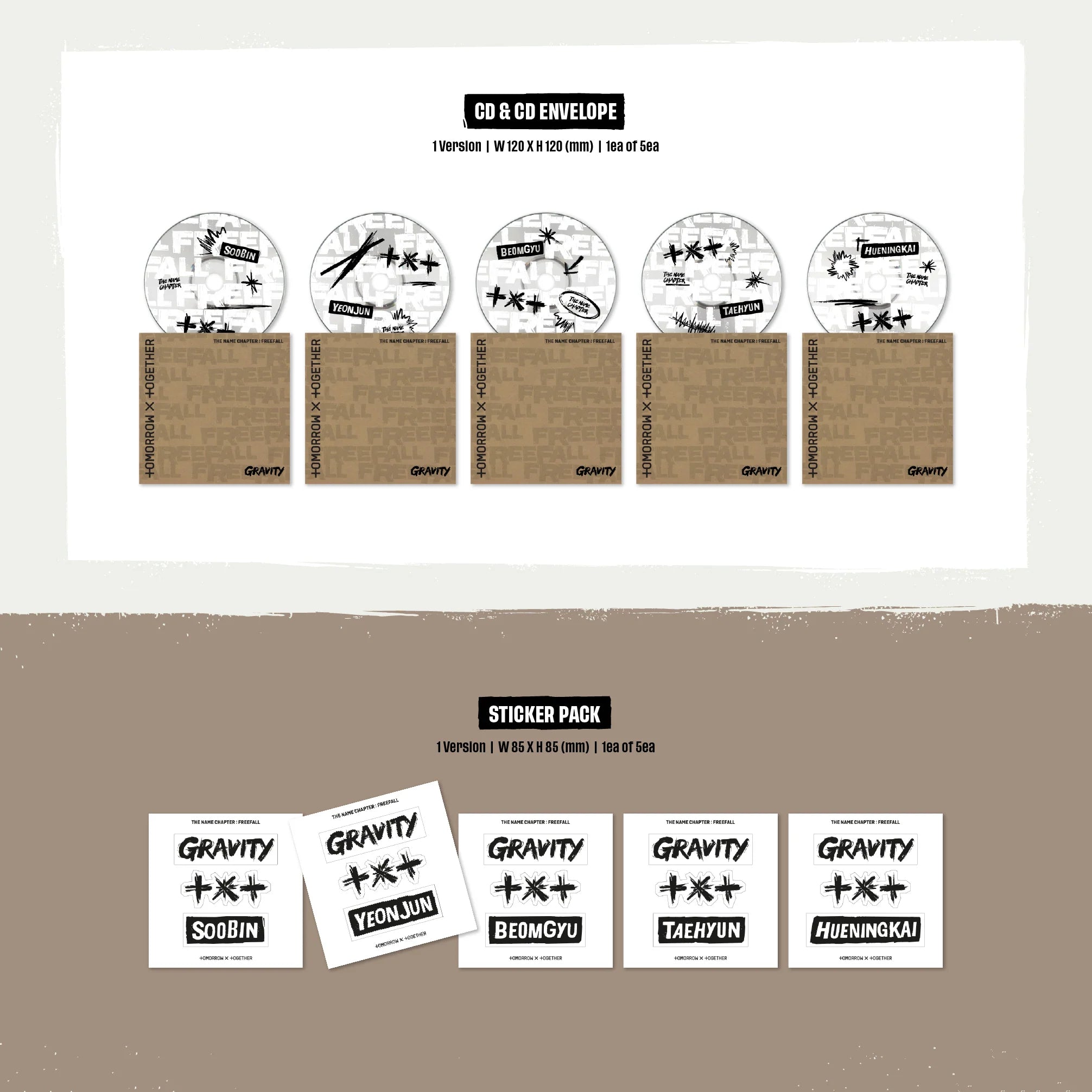 TXT 3rd Full Album 'The Name Chapter: FREEFALL' (GRAVITY Ver.)