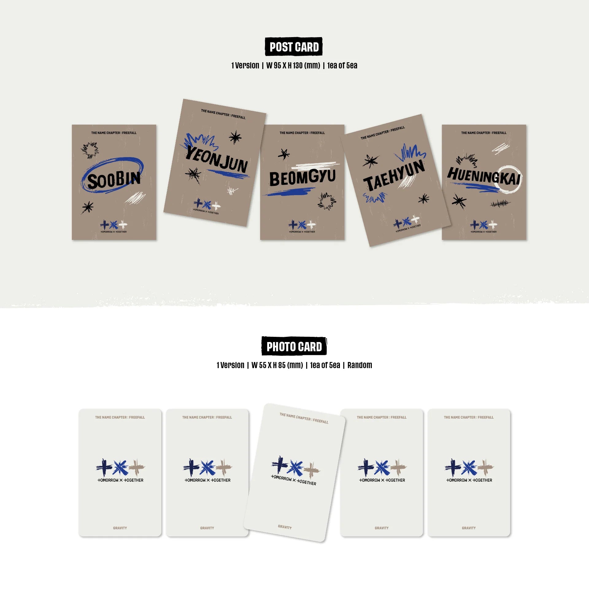 TXT 3rd Full Album 'The Name Chapter: FREEFALL' (GRAVITY Ver.)