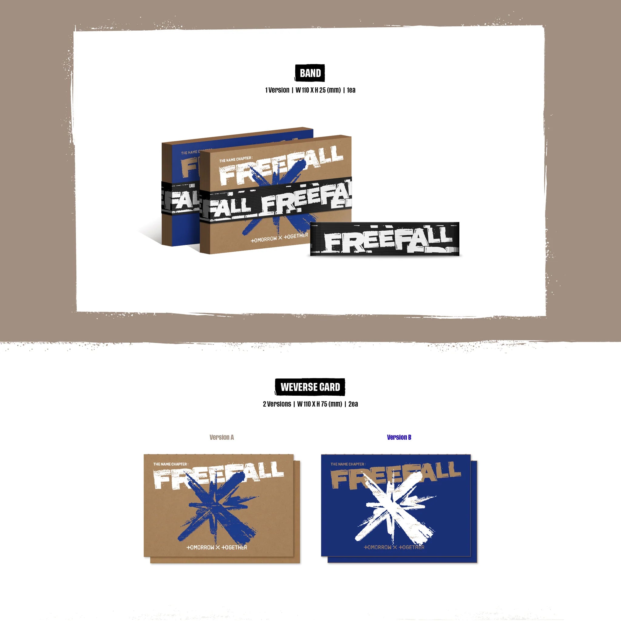 TXT 3rd Full Album 'The Name Chapter: FREEFALL' (Weverse Albums Ver.)