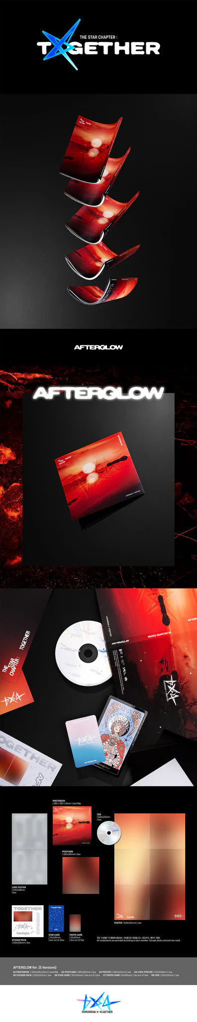 TXT 4th Full Album 'The Star Chapter: TOGETHER' (Afterglow Ver.)