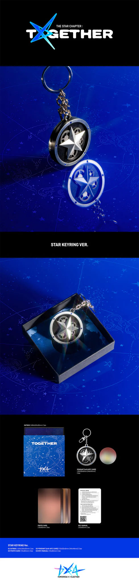 TXT 4th Full Album 'The Star Chapter: TOGETHER' (Star Keyring Ver.)